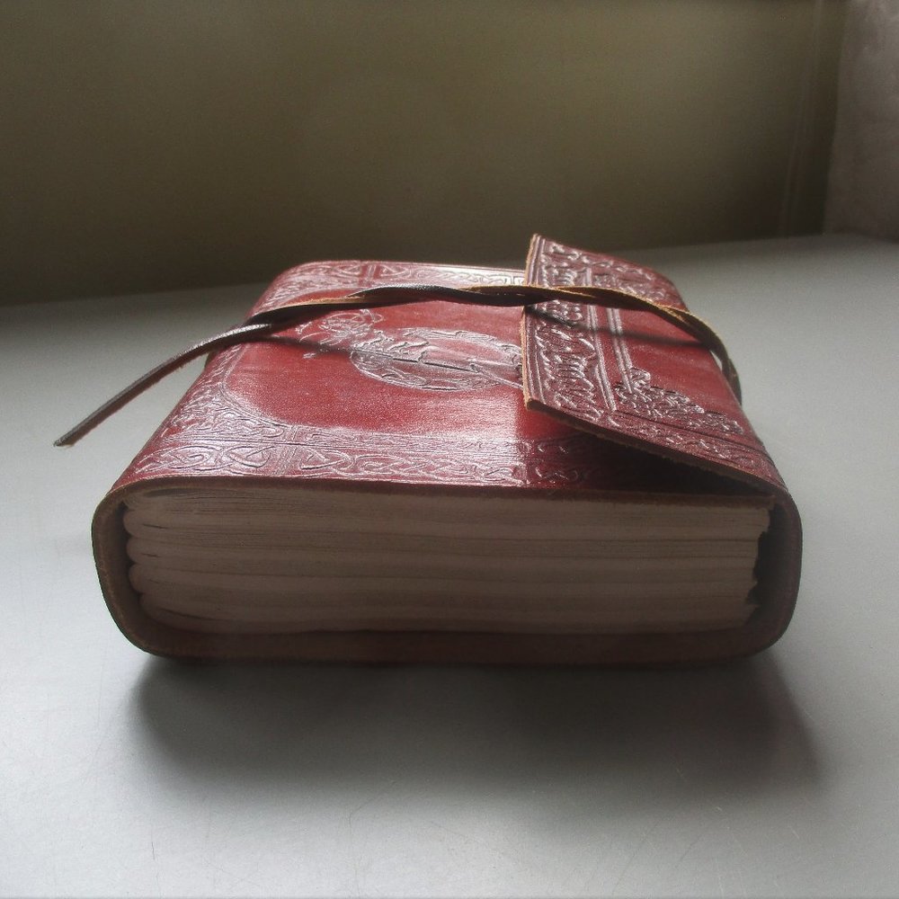 Handmade Hand Tooled Leather Journal - Picture 2 of 14